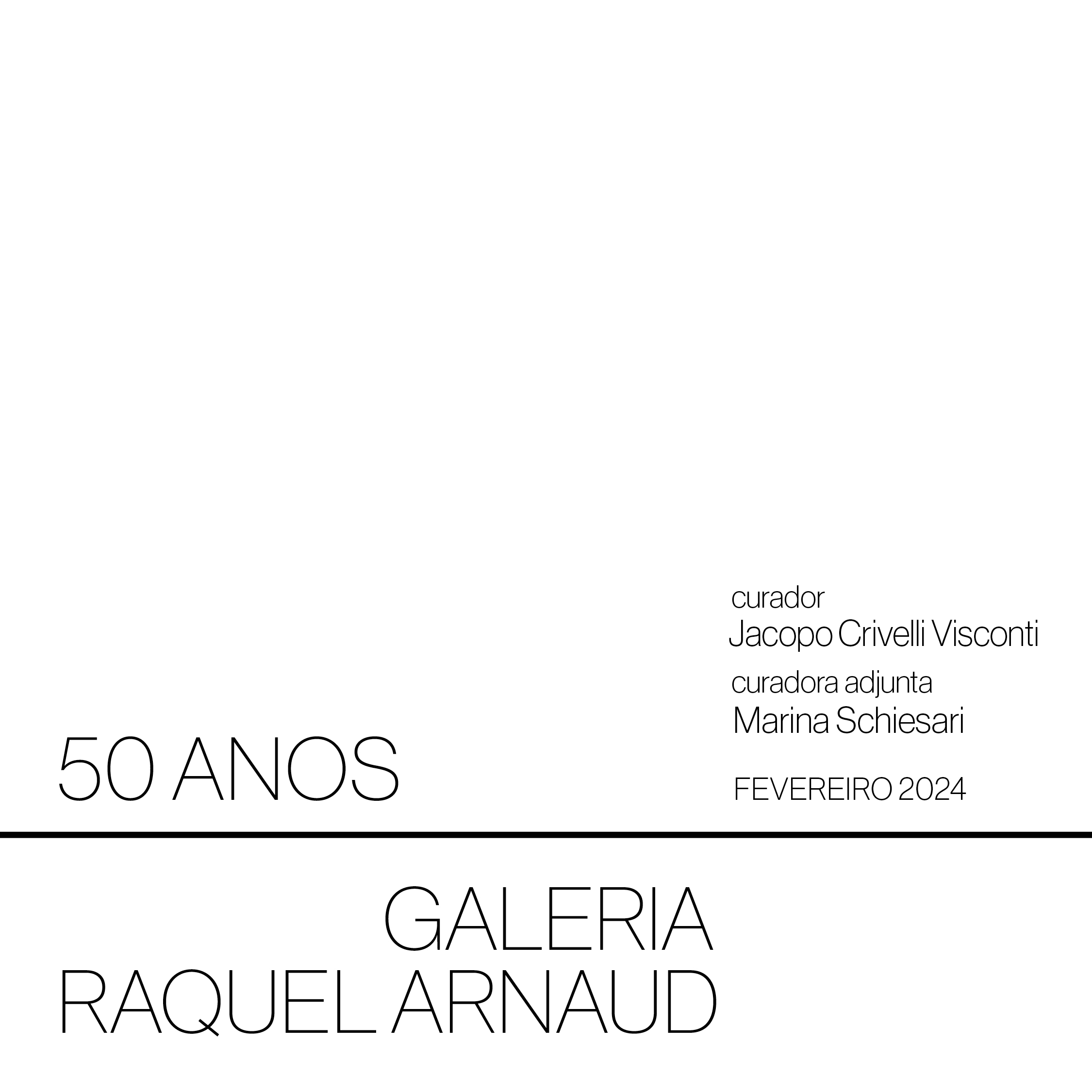50 years: galeria raquel arnaud