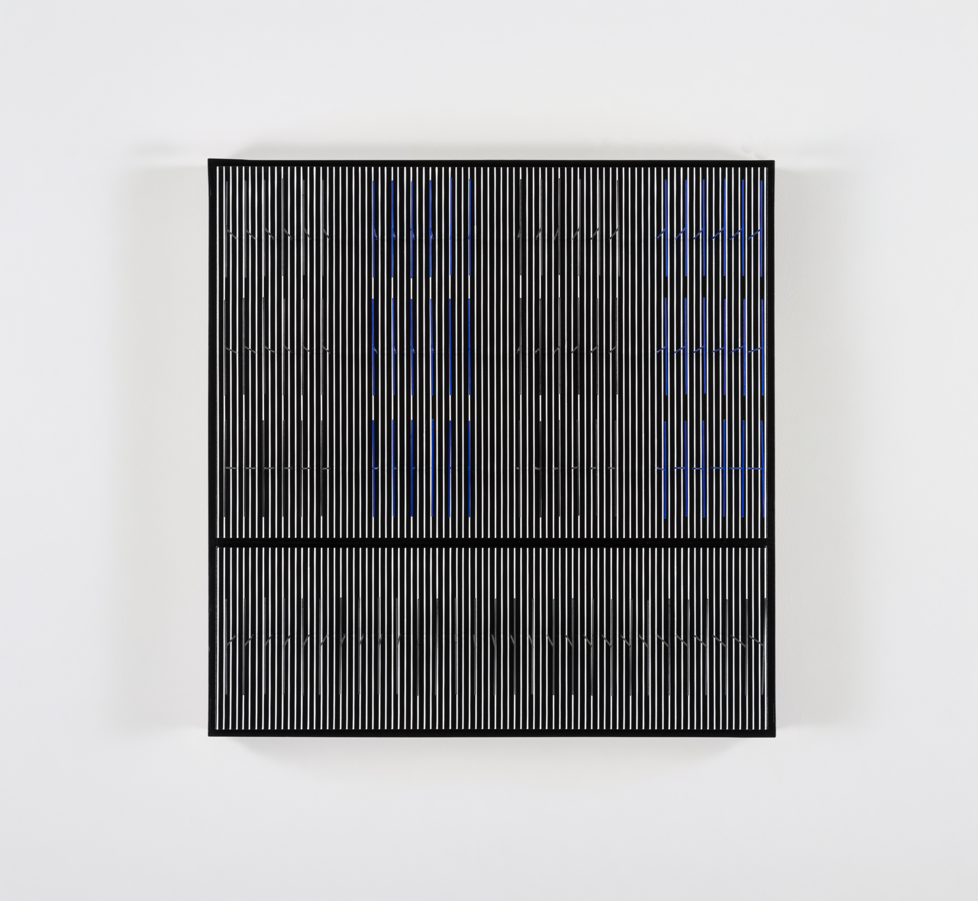 jesús rafael soto_ small blue and black vibration_ 2003